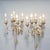 Antique Arts & Crafts Gothic Silvered Finish Candelabra Wall Sconces 20th C For Sale - Image 4 of 8