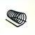 Contemporary Black Metal Coil Letter Holder For Sale - Image 3 of 9