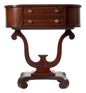 Empire Style Mahogany Sewing Stand