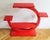 Red Modern Flower Stand, 1940s For Sale - Image 12 of 15