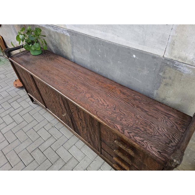 Mid-Century Sideboard in Wood and Bamboo, 1970s For Sale - Image 10 of 18