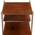 French French Mahogany and Brass Three-Tier Table in the Manner of Maison Jansen, C. 1950 For Sale - Image 3 of 4