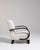 Mid 20th Century France Cream Wood Armchair For Sale - Image 9 of 11