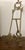 Brass Vintage Solid Brass Ornate Gold Tabletop Easel Painting Picture Plate Holder For Sale - Image 8 of 11