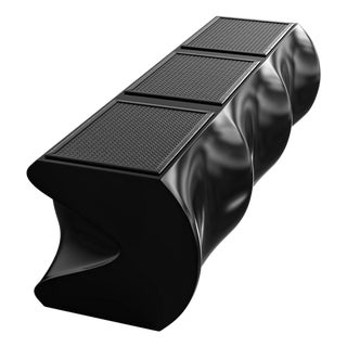 "Costiera" Bench With Tailor Made Woven Leather For Sale