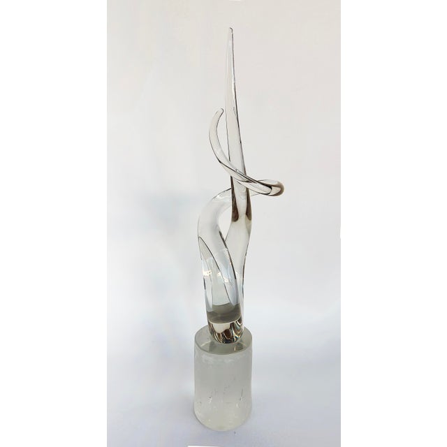 Renato Anatra Renato Anatra Italian Murano Glass Freeform Sculpture Abstract 1980s For Sale - Image 4 of 9