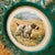 Late 20th Century Irish Hunting Dog Plate With Stand For Sale - Image 4 of 4