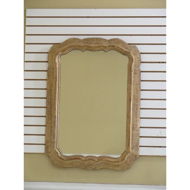 Gold 1990s Gold Wash Finish Decorative Mirror For Sale - Image 8 of 8
