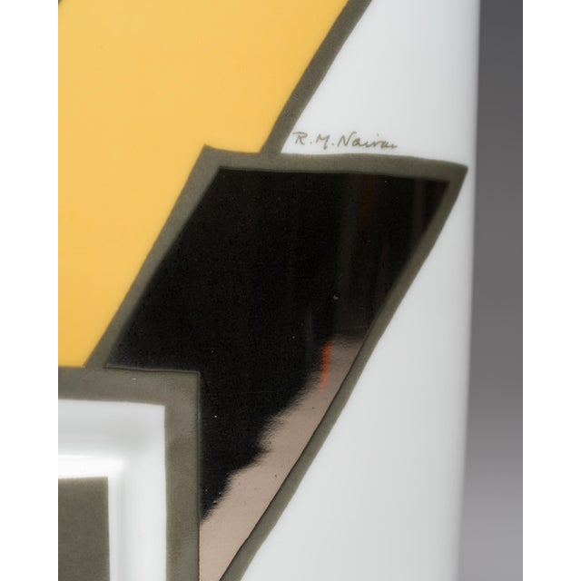 Debut Porcelain Vase by Michael Boehm and Rosemonde Nairac for Rosenthal, 1990s, Set of 2 For Sale - Image 13 of 16