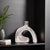 Shirin- Polished Silver Reverse Vase in Cast Aluminum- Short For Sale - Image 11 of 11