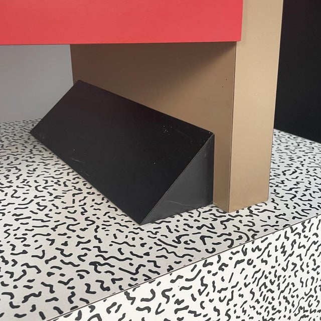 Italian Modern Laminate Carlton Bookcase by Ettore Sottsass for Memphis, 1981 For Sale - Image 14 of 18