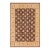 Shabby Chic Oriental Ziegler Aubergine/Beige Wool Rug - 9'0'' X 12'0'' For Sale