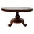Brown Large Antique English Regency Circular Tilt Top Dining Table For Sale - Image 8 of 8