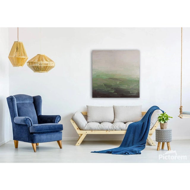 Abstract Amber Favre "Meadow" Acrylic on Canvas Original Painting For Sale - Image 3 of 5