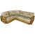 Rattan Wicker Corner Pretzel Sofa, Italy, 1940s For Sale - Image 9 of 9