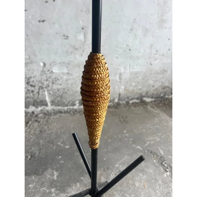 Vintage Italian Raffia Side Tables, Set of 2 For Sale - Image 6 of 9