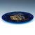 Mid-Century Modern Salvador Dalí for Daum, France, "Tête De Femme" Gilt-Decorated Cobalt Glass Plate, Limited Edition, “Ceci N’est Pas Une Assiette”. .1970s For Sale - Image 3 of 11