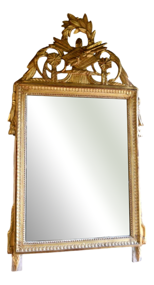Louis XVI Gilt Wood Mirror