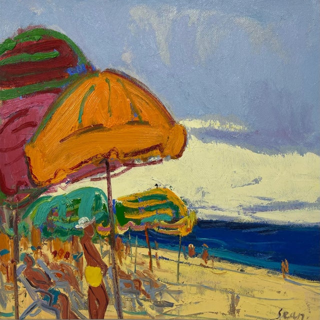 Impressionistic Seascape Original Oil Painting For Sale