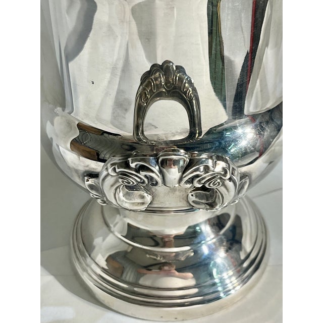 Vintage Silver Plate Ice Champagne Bucket by Leonard For Sale - Image 16 of 17