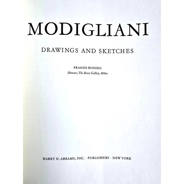 1969 1st Edition, "Modigliani: Drawings and Sketches", Franco Russoli For Sale - Image 16 of 17