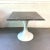 Black Mid Century Vintage Modern 35" Square Black Saarinen Style Marble Table Tulip Base For Sale - Image 8 of 9
