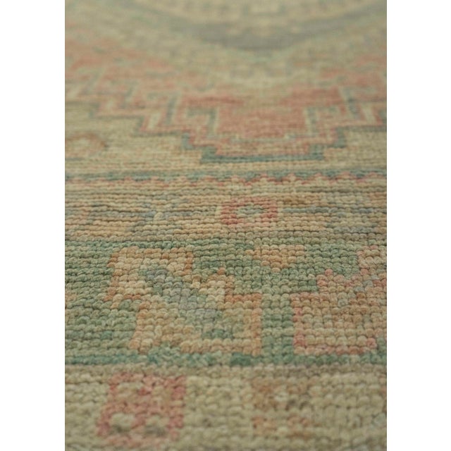 Turkish Turkish Oushak Rug 2'9" x 7'6" #20235 For Sale - Image 3 of 8