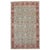 Green Red Antique Persian Tabriz - 6'3" x 9'10" For Sale - Image 15 of 18