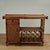 Impressive vintage British colonial style bar crafted with a bamboo frame having grasscloth panels on top and all around,...