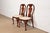 Queen Anne Baker Furniture Georgian Carved Mahogany Side Chairs or Dining Chairs, Pair For Sale - Image 3 of 13