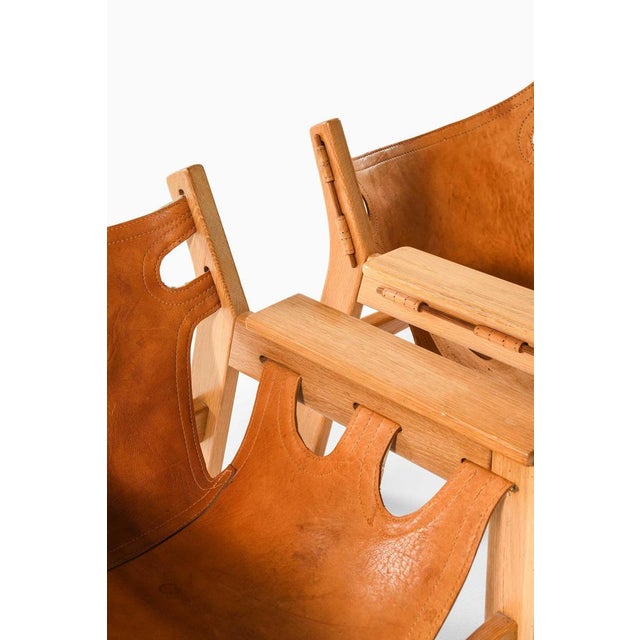 Oak and Leather Easy Chairs by Sergio Rodrigues for Oca, 1970s, Set of 2 For Sale - Image 10 of 12