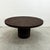 Wood Vintage 70s Chocolate Brown Cork Round Dining Table – MCM Postmodern Retro 80s For Sale - Image 7 of 10