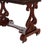 Brown Antique Quervelle School Classical Flame Mahogany Marble Top Trestle Table C1840 For Sale - Image 8 of 17