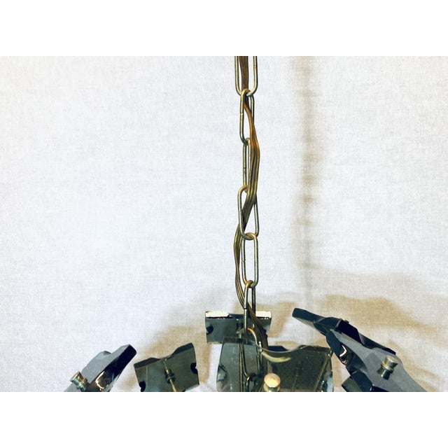 Sputnik Italian Rauch-Murano Glass and Metal from Fontana Arte, 1960s For Sale - Image 17 of 18