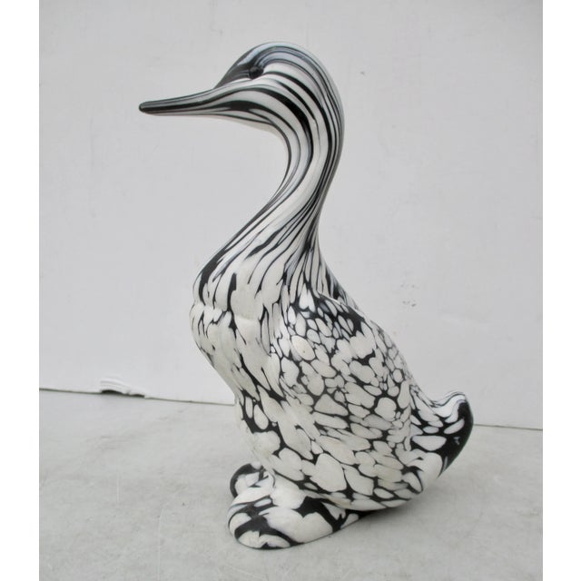 Archimede Seguso Art Glass Duck Vintage 1970s' For Sale - Image 9 of 9