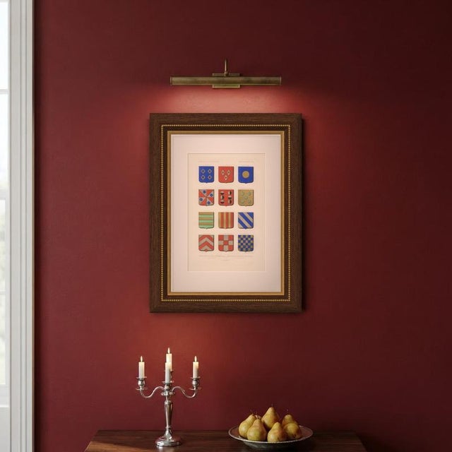 Ferdinand Séré, Heraldic Figures and Secant Partitions, 1851, Chromolithograph For Sale - Image 7 of 9