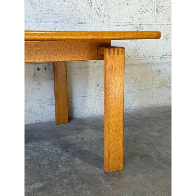 Oak Coffee Table Mid-Centuryl Modern Mid-Century Modern 1970s For Sale In Los Angeles - Image 6 of 11