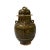 Chinese Ware Brown Glaze Pattern Ceramic Jar Vase Display Art For Sale - Image 4 of 7