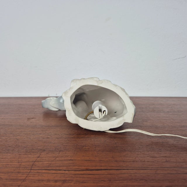 Ceramic Mid-Century Porcelain Elephant Table Lamp, 1950s For Sale - Image 7 of 13