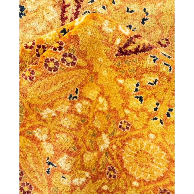 Textile Vintage Moroccan Hand Knotted Wool Area Rug, Bronze - 8'3" X 9'10" For Sale - Image 7 of 9