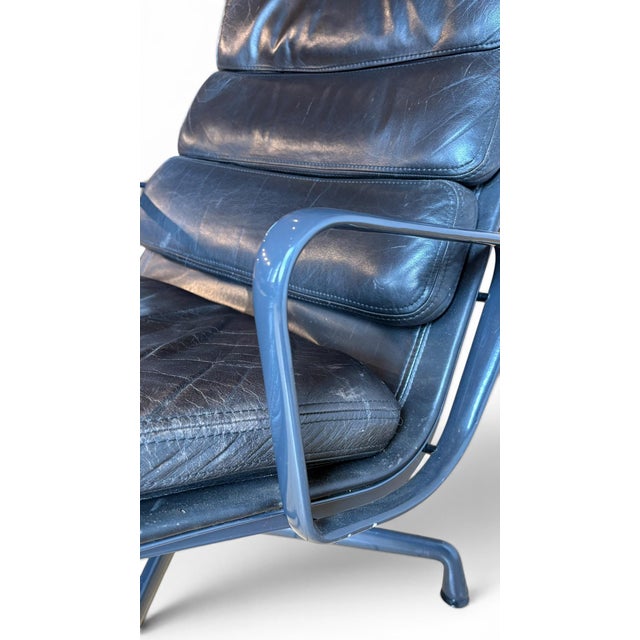 Herman Miller Eames Soft Pad Lounge Chair and Ottoman for Herman Miller C 1993 For Sale - Image 4 of 9