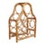 Bentwood Bamboo and Rattan Wine Rack For Sale