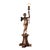 Bronzed Cupid Touchier Sculpture Left Arm Up For Sale