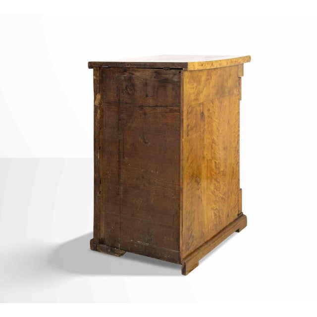 Pair of French Empire Style Walnut Night Tables is a design furniture item realized in 19th century A beautiful vintage...