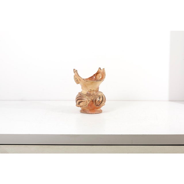 Big French Vase in Owl Shape, 1950s For Sale - Image 3 of 14