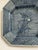 Ceramic Antique Japanese Blue and White Octagonal Plate With Iris Motif For Sale - Image 7 of 14