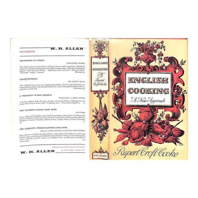 "English Cooking: A New Approach" 1960 Croft-Cooke, Rupert For Sale