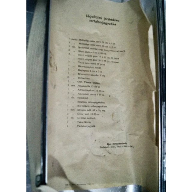 Metal Vintage Aluminium First Aid Box, 1940s For Sale - Image 7 of 12