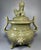Chinese Chinese Celadon Tripod Censer, Lion‑Finial Lidded Incense Burner for Collectible Display For Sale - Image 3 of 7