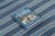 Blue Oversized Vintage Dhurrie Striped Cotton Rug by Rug & Kilim, India, 1950–1959 For Sale - Image 8 of 8